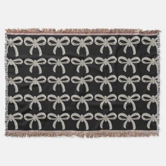 Diamond Bow Throw Blanket Decke (Vorderseite)