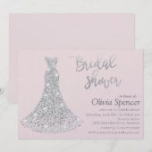 Diamond Bridal Dusche Einladung (Vorne/Hinten)