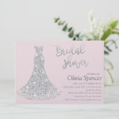 Diamond Bridal Dusche Einladung (Stehend Vorderseite)