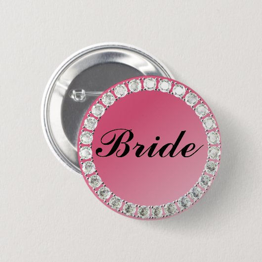 Diamond Bride Button (Vorne & Hinten)