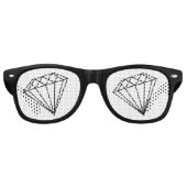 Diamond Bride Partybrille (Vorderseite)