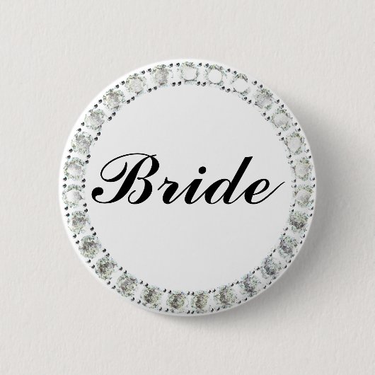 Diamond Bride-white Button (Vorderseite)