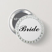 Diamond Bride-white Button (Vorne & Hinten)