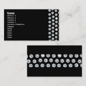 DIAMOND BUSINESS CARD - Schwarz Visitenkarte (Vorne/Hinten)