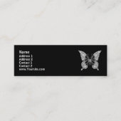 Diamond Butterfly Mini Business Card Visitenkarte (Vorderseite)