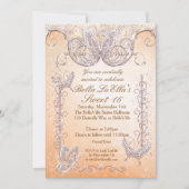 Diamond-Butterfly-Party Einladungen (Vorderseite)