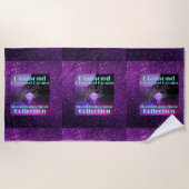 Diamond & Carousel Dreams MoonDreams Music Lila Strandtuch (Vorderseite)