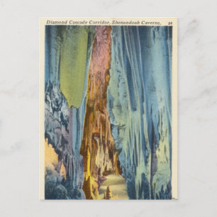 Diamond Castle Korridor, Shenandoah Caverns, Va Postkarte