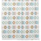 Diamond Chains Duschvorhang (Vorderseite)