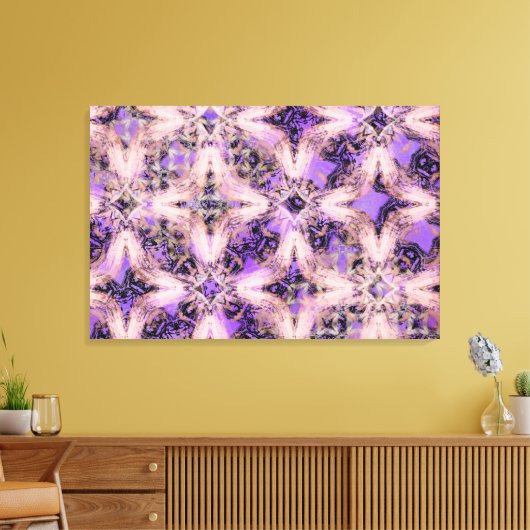 Diamond Chains Pattern Leinwanddruck (Insitu (Wohnzimmer))