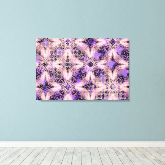 Diamond Chains Pattern Leinwanddruck (Insitu (Holzboden))