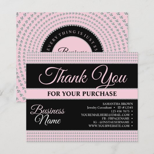 Diamond Circle Danke Pink (Vorne/Hinten)