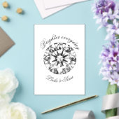 Diamond Classic Round Brighter together 2026 - Acryleinladungen (In Situ (Hochzeit))