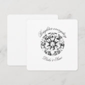 Diamond Classic Round Brighter together 2026 -  Einladung (Vorne/Hinten)