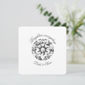 Diamond Classic Round Brighter together 2026 -  Einladung (Stehend Vorderseite)