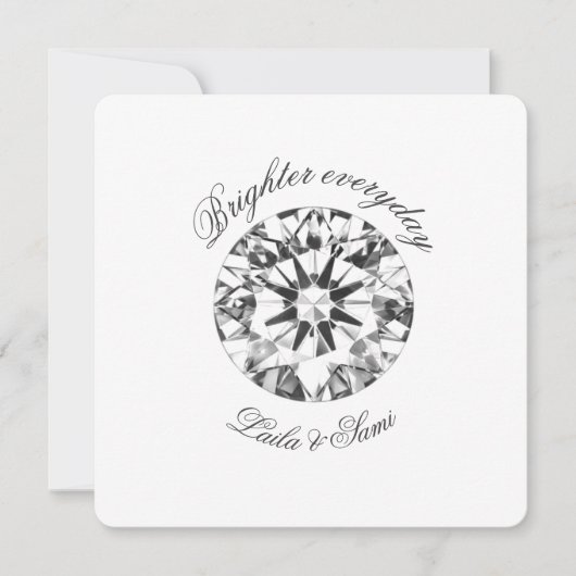 Diamond Classic Round Brighter together 2026 -  Einladung (Vorderseite)