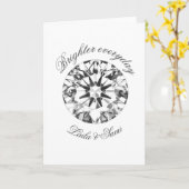 Diamond Classic Round Brighter together 2026 - Karte (Gelbe Blume)