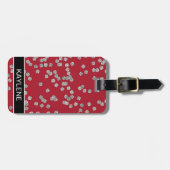 Diamond Confetti Personalisierte Gepäckmarke Gepäckanhänger (Vorderseite horizontal)