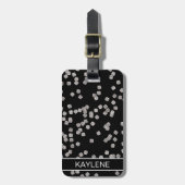 Diamond Confetti Personalisierte Gepäckmarke Gepäckanhänger (Vorderseite vertikal)