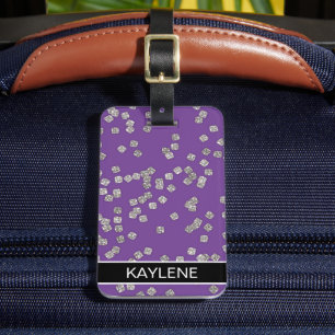 Diamond Confetti Personalisierte Gepäckmarke Gepäckanhänger
