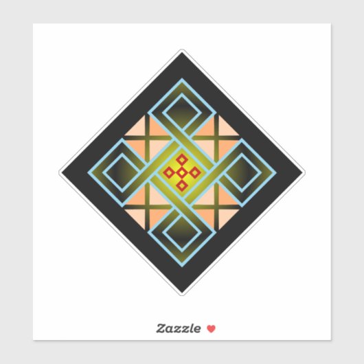 Diamond Crosses Aufkleber (Blatt)