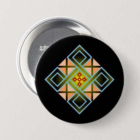 Diamond Crosses Button (Vorne & Hinten)