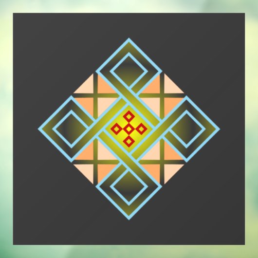 Diamond Crosses Fensteraufkleber (Blatt 3)