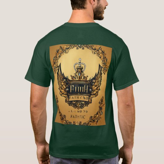 "Diamond CROW Design T - Shirt-einzigartig, kühl g T-Shirt (Rückseite)
