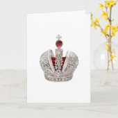 Diamond Crown Karte (Gelbe Blume)