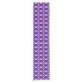 Diamond Curl Pattern Kurzer Tischläufer (Vorderseite)