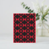 Diamond Curl Pattern Postkarte (Stehend Vorderseite)