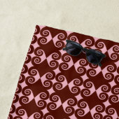 Diamond Curl Pattern Strandtuch (Beispiel)