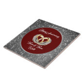 Diamond Customize Wedding Rings Silver Anniversary Fliese (Seite)