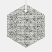 Diamond Customized Ornament Aus Glas (Vorderseite)