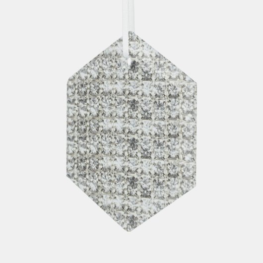 Diamond Customized Ornament Aus Glas (Vorderseite Links)
