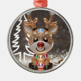 Diamond Dazzling Rudolf: Ein 3D-Weihnachtsspiel Ornament Aus Metall