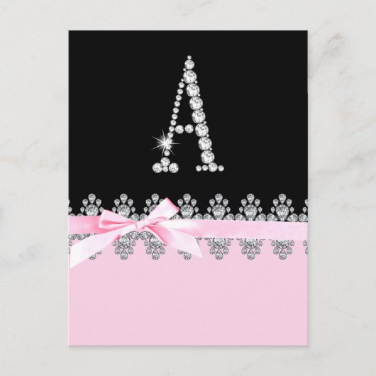 Diamond Delilah Initial:A Postkarte (Vorderseite)