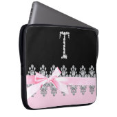 Diamond Delilah: Initial T Laptopschutzhülle (Vorne Rechts)