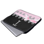 Diamond Delilah: Initial T Laptopschutzhülle (Vorne Knopf)