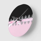 Diamond Delilah Runde Wanduhr (Winkel)