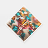 "Diamond Design Paper Napkins" Serviette (Ecke)