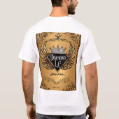 "Diamond Design T - Shirt - Einzigartig, fett graf (Rückseite)
