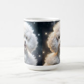 "Diamond Diva: Das glamouröse Poodle in Sparkle" Kaffeetasse (Mittel)