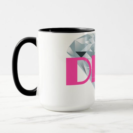 Diamond Diva Pink Tasse (Links)