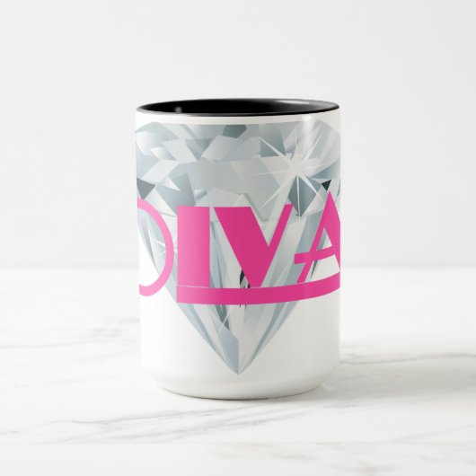 Diamond Diva Pink Tasse (Zentrum)
