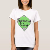 Diamond Diva Softball T-Shirt (Vorderseite)