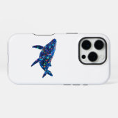 Diamond Dolphin - Vibrannte Kunst iPhone Hülle (Rückseite (Horizontal))