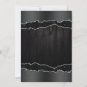 Diamond Dress & Bokeh String Lights Brautparty Einladung (Rückseite)