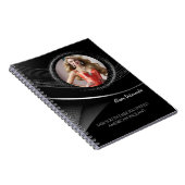 Diamond Dust Custom Pageant Probe Notebook Notizblock (Rechte Seite)