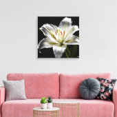 Diamond Dust Lily Leinwanddruck (Insitu (Wohnzimmer))